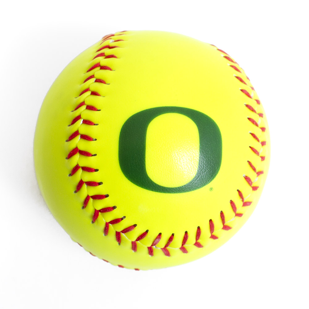 Classic Oregon O, Baden Sports, Yellow, Balls, Sports, 12", Softball, Official Sized, Neon, 16609